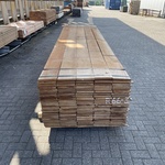 Ca. 33x Guyana Teak hardhouten beschoeiingsplanken, 20x100mm, lengte 3